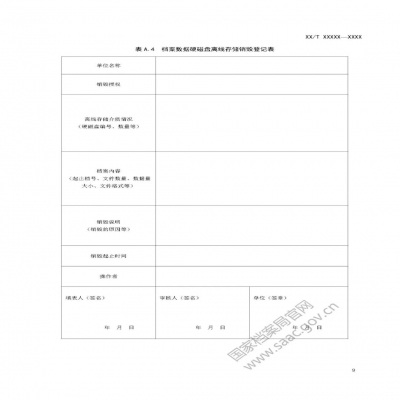 9月1日起施行丨全文《檔案數據硬磁盤離線存儲管理規范》